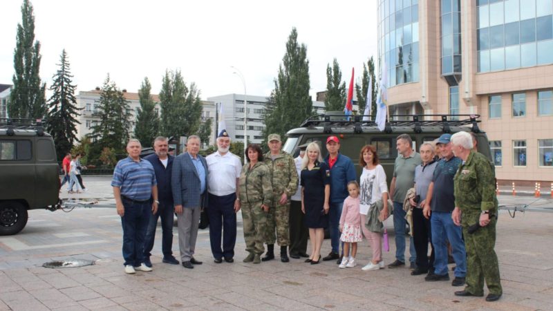 Передача новой автотехники тамбовским бойцам участвующим в СВО